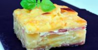 pastel queso manchego y bacon