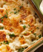 patata gratinada con queso manchego